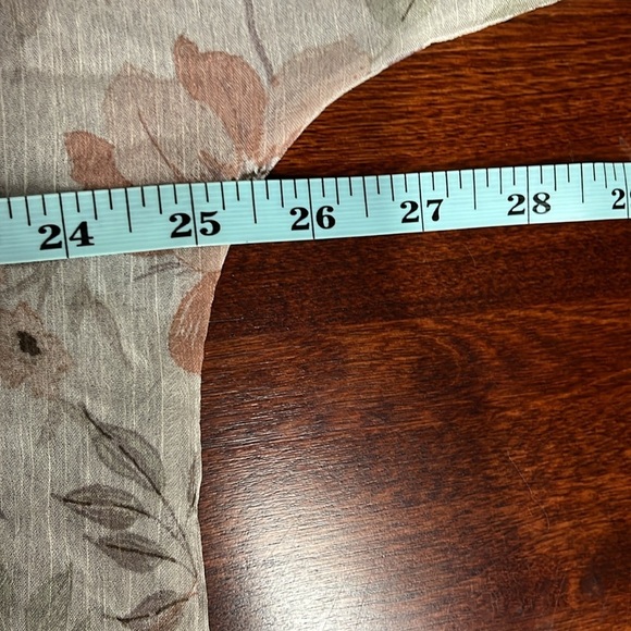 Vici Womens Midi Dress S Cream Pink Pullover Drop Waist Ruffle Cuff Floral Boho - Picture 13 of 15